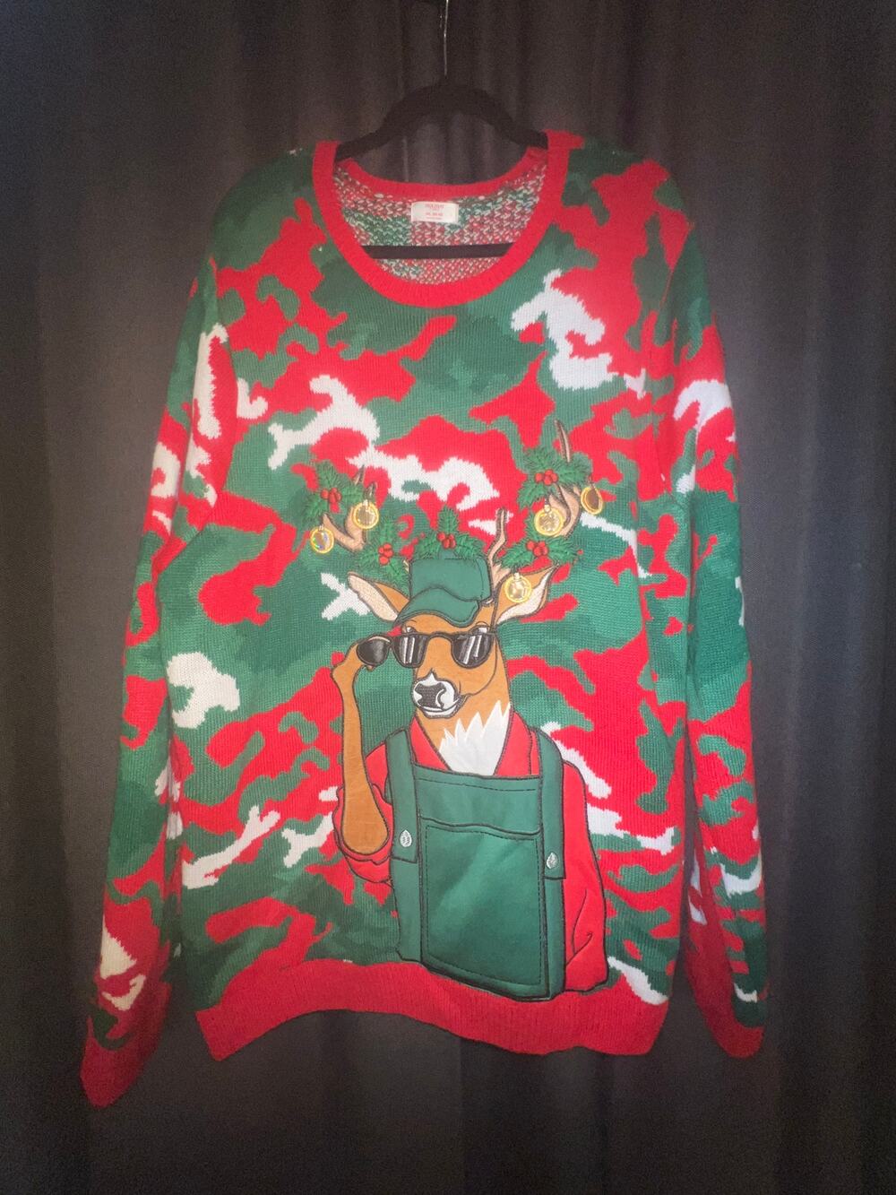 Ugly Christmas Sweater Xmas Size 2XL